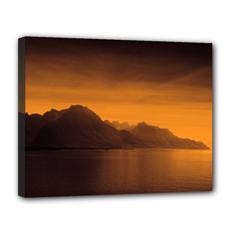 Waterscape, Switzerland 11  X 14  Framed Canvas Print by artposters