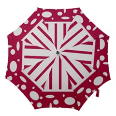 Fuchsia And White Carousel Bridesmaid Umbrella  by rainorshine