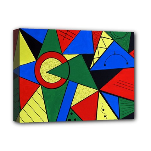 Modern Art Deluxe Canvas 16  X 12  (framed)  by Siebenhuehner
