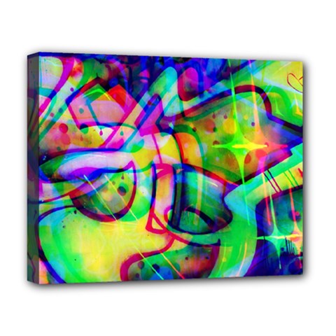 Graffity Deluxe Canvas 20  X 16  (framed) by Siebenhuehner