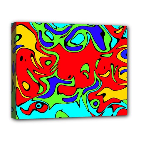 Abstract Deluxe Canvas 20  X 16  (framed) by Siebenhuehner