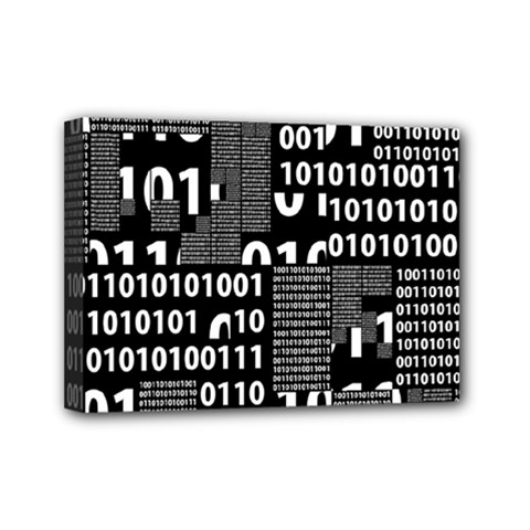 Beauty Of Binary Mini Canvas 7  X 5  (framed) by StuffOrSomething