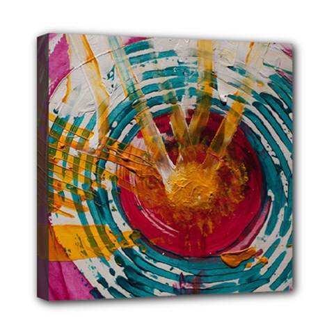 Art Therapy Mini Canvas 8  X 8  (framed) by StuffOrSomething