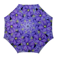 Purple Wildflowers For Fms Golf Umbrella by FunWithFibro