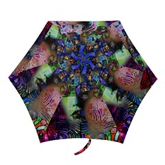 Artistic Confusion Of Brain Fog Mini Folding Umbrella by FunWithFibro