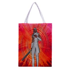 White Knight All Over Print Classic Tote Bag by icarusismartdesigns