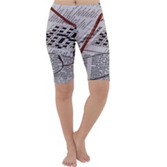 Crossword Genius Cropped Leggings  by StuffOrSomething