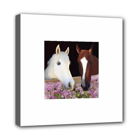 Friends Forever Mini Canvas 8  X 8  (framed) by JulianneOsoske