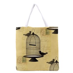 Victorian Birdcage Grocery Tote Bag by boho