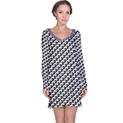 Hot Wife - Queen Of Spades Motif Long Sleeve Nightdress by HotWifeSecrets