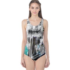Urban Funk One Piece Swimsuit by ArtistRoseanneJones
