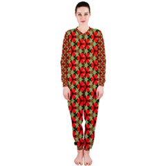 Lovely Trendy Pattern Background Pattern Onepiece Jumpsuit (ladies)  by GardenOfOphir