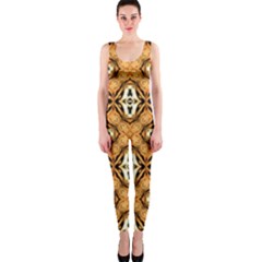 Faux Animal Print Pattern Onepiece Catsuits by GardenOfOphir