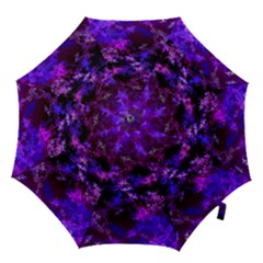 Purple Skulls Goth Storm Hook Handle Umbrellas (medium) by KirstenStar
