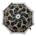 Creepy Pumpkin Fractal Hook Handle Umbrellas (Medium) View1