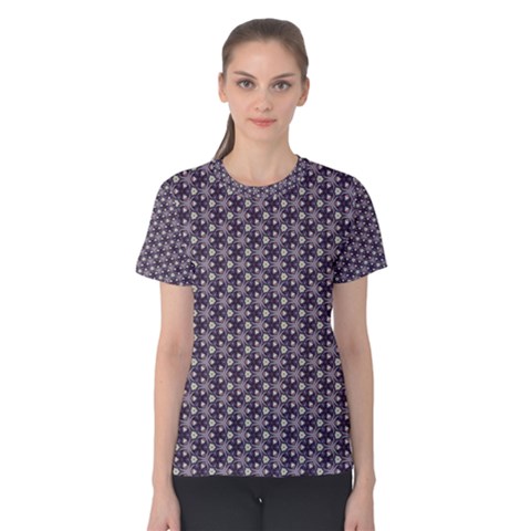 Cute Pretty Elegant Pattern Women s Cotton Tees by GardenOfOphir