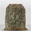Elegant Clef With Floral Elements On A Background With Damasks Drawstring Bag (Small) View2