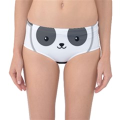 Kawaii Panda Mid-waist Bikini Bottoms by KawaiiKawaii