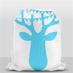 Party Deer With Bunting Drawstring Bag (small) by CraftyLittleNodes