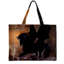 Awesome Dark Unicorn With Clouds Zipper Tiny Tote Bags View1