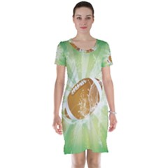 American Football  Short Sleeve Nightdresses by FantasyWorld7