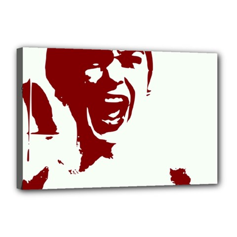 Psycho Canvas 18  X 12  by icarusismartdesigns
