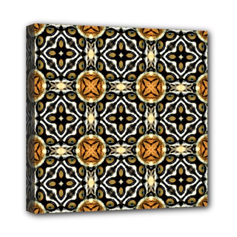 Faux Animal Print Pattern Mini Canvas 8  X 8  by GardenOfOphir