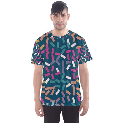 Floating Rectangles Men s Sport Mesh Tee by LalyLauraFLM