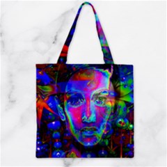 Night Dancer Zipper Grocery Tote Bags by icarusismartdesigns