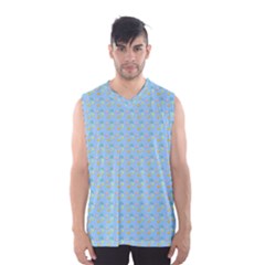Birds Pattern Men s Basketball Tank Top by LovelyDesigns4U