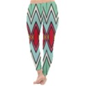 Rhombus and chevrons pattern Winter Leggings View4