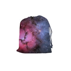 Trifid Nebula Drawstring Pouches (medium)  by trendistuff