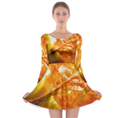 Solar Flare 2 Long Sleeve Skater Dress by trendistuff