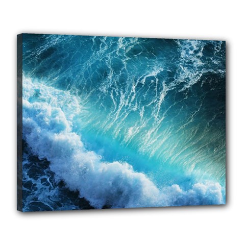 Storm Waves Canvas 20  X 16  by trendistuff