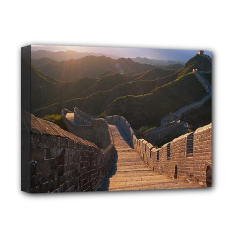 Great Wall Of China 2 Deluxe Canvas 16  X 12   by trendistuff