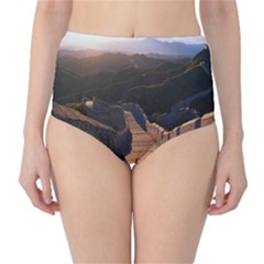 Great Wall Of China 2 High-waist Bikini Bottoms by trendistuff