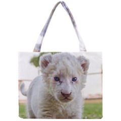 White Lion Cub Tiny Tote Bags by trendistuff