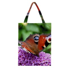 Peacock Butterfly Classic Tote Bags by trendistuff