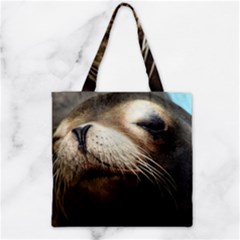 Cute Sea Lion Zipper Grocery Tote Bags by trendistuff
