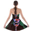Edgar Allan Poe Pop Art  Strapless Dresses View2