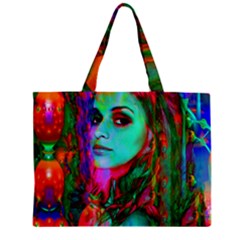 Alice In Wonderland Zipper Tiny Tote Bags by icarusismartdesigns