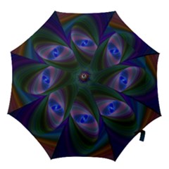 Eye Of The Galactic Storm Hook Handle Umbrellas (large) by StuffOrSomething