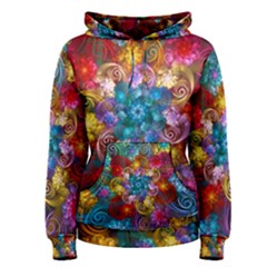 Spirals And Curlicues Women s Pullover Hoodie by WolfepawFractals