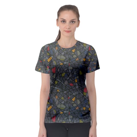 Abstract Reg Women s Sport Mesh Tee by FunkyPatterns