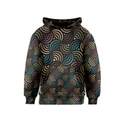 Glowing Abstract Kids  Pullover Hoodie by FunkyPatterns