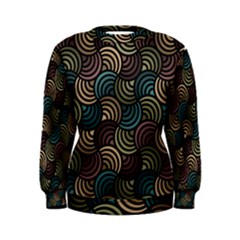 Glowing Abstract Women s Sweatshirt by FunkyPatterns