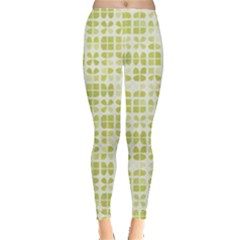Pastel Green Leggings  by FunkyPatterns
