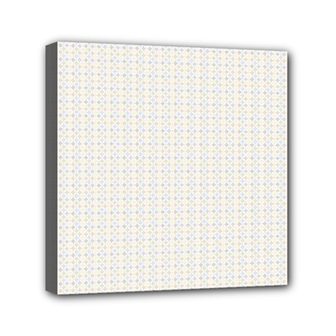 Pastel Pattern Mini Canvas 6  X 6  by FunkyPatterns