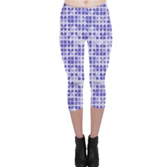 Pastel Purple Capri Leggings  by FunkyPatterns