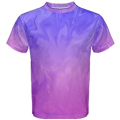 Ombre Purple Pink Men s Cotton Tee by BrightVibesDesign